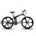 Omeng Shock Speed Mountain Bike Bicycle 6 Spoke Wheels Folding 24/26 inch Dual Disc Brakes (21 Speed) - B07F2CYB4H